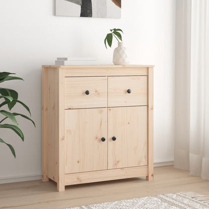 Berkfield Sideboard 70x35x80 cm Solid Wood Pine