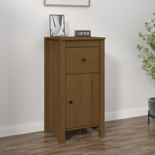 Berkfield Sideboard Honey Brown 40x35x80 cm Solid Wood Pine