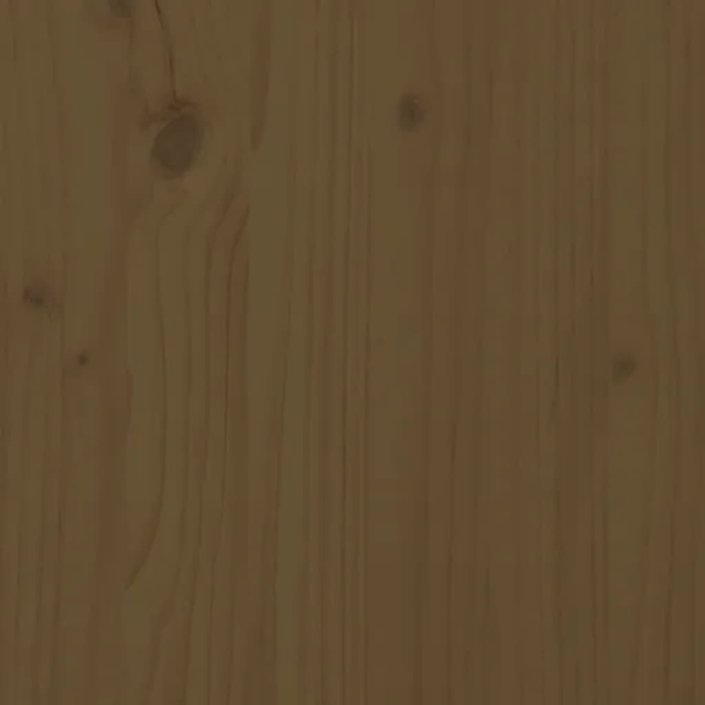 Berkfield Shoe Bench Honey Brown 110x38x45.5 cm Solid Wood Pine