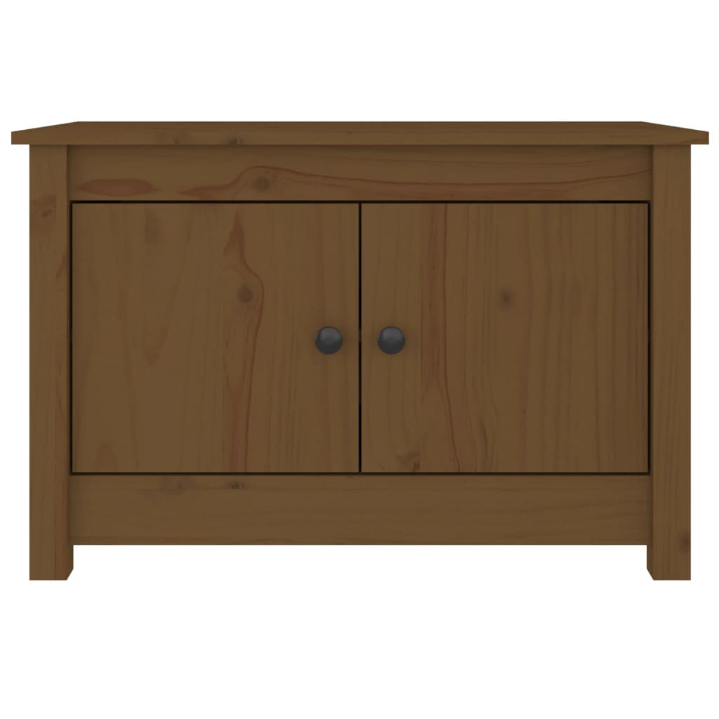 Berkfield Shoe Cabinet Honey Brown 70x38x45.5 cm Solid Wood Pine