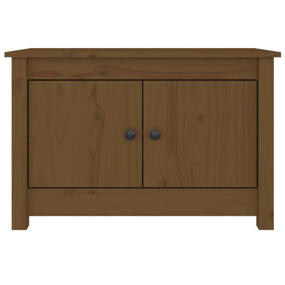 Berkfield Shoe Cabinet Honey Brown 70x38x45.5 cm Solid Wood Pine