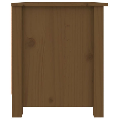 Berkfield Shoe Cabinet Honey Brown 70x38x45.5 cm Solid Wood Pine