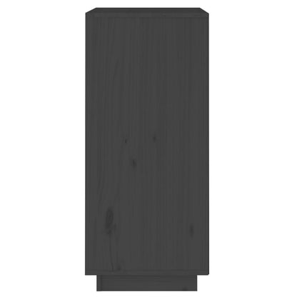 Berkfield Sideboard Grey 38x35x80 cm Solid Wood Pine