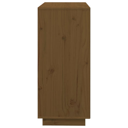 Berkfield Sideboard Honey Brown 74x35x80 cm Solid Wood Pine