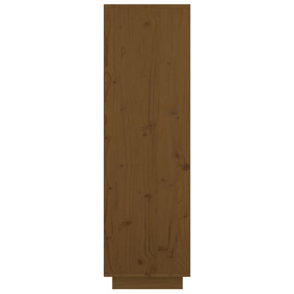 Berkfield Highboard Honey Brown 74x35x117 cm Solid Wood Pine