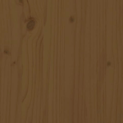 Berkfield Highboard Honey Brown 74x35x117 cm Solid Wood Pine