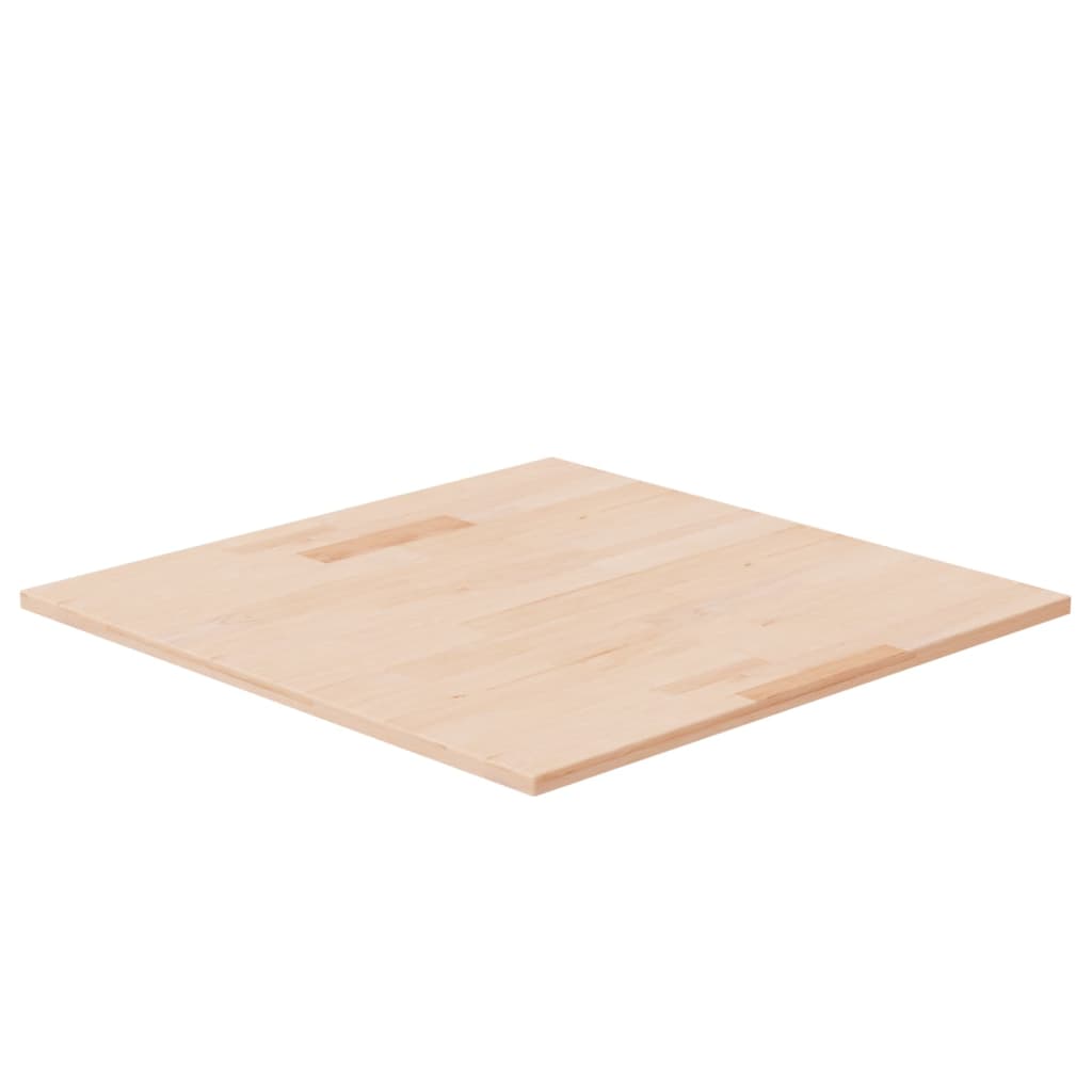 Berkfield Square Table Top 60x60x1.5 cm Untreated Solid Wood Oak