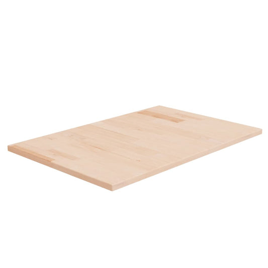 Berkfield Bathroom Countertop 60x40x1.5 cm Untreated Solid Wood