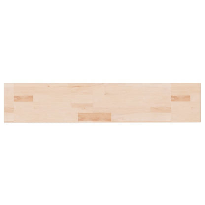 Berkfield Shelf Board 100x20x2.5 cm Untreated Solid Wood Oak