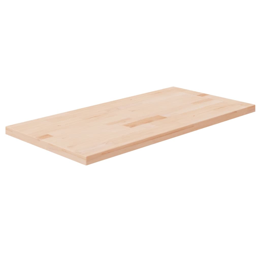 Berkfield Bathroom Countertop 80x40x2.5 cm Untreated Solid Wood