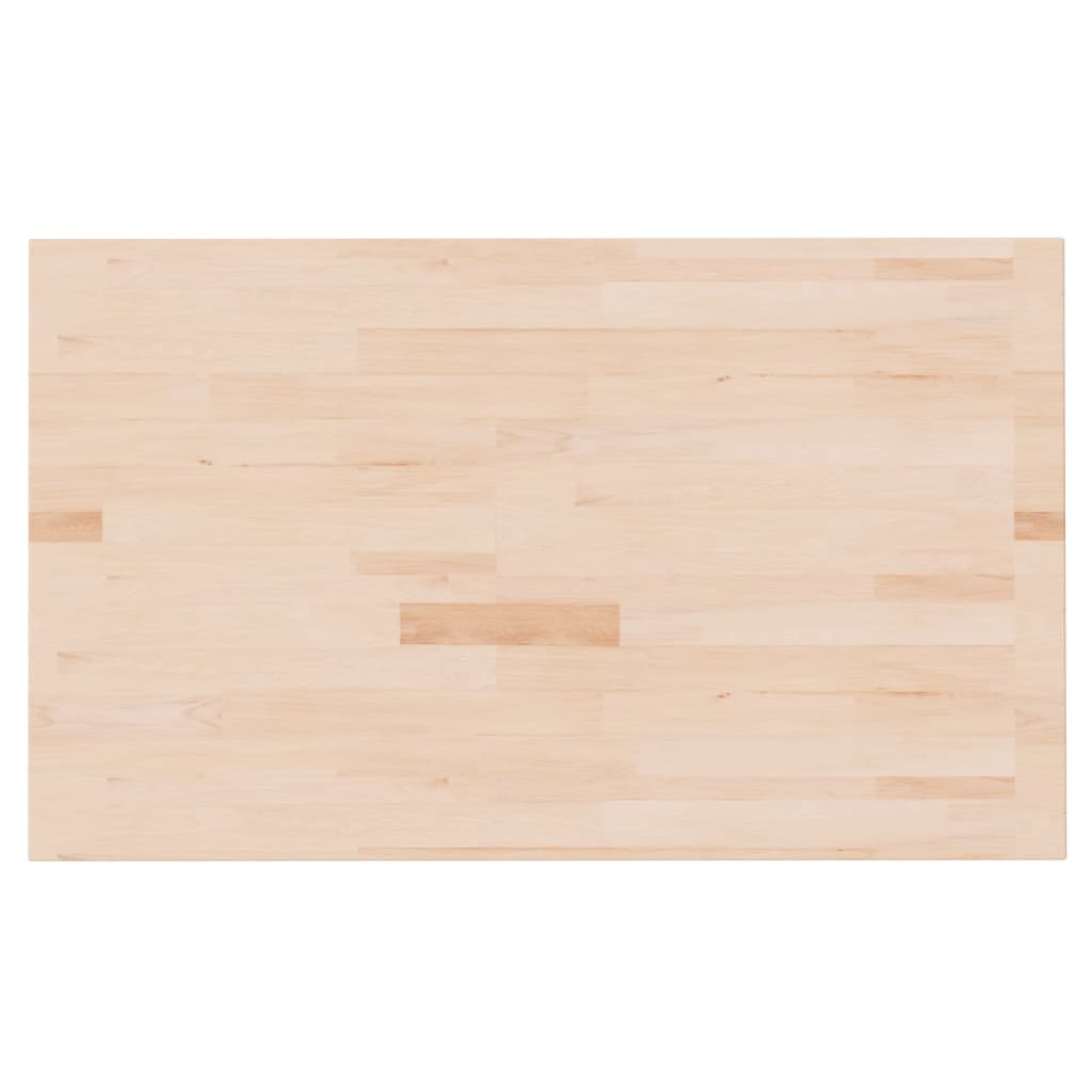 Berkfield Bathroom Countertop 60x40x2.5 cm Untreated Solid Wood