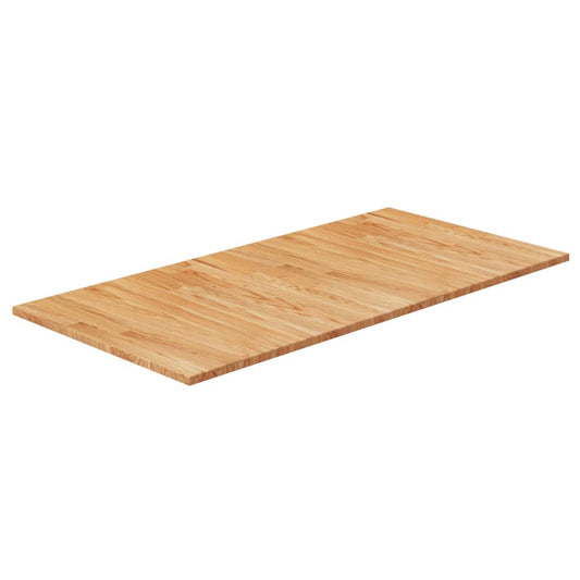 Berkfield Bathroom Countertop Light Brown 100x50x1.5cm Treated Solid Wood