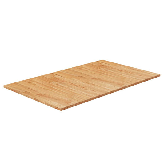 Berkfield Bathroom Countertop Light Brown 100x60x1.5cm Treated Solid Wood