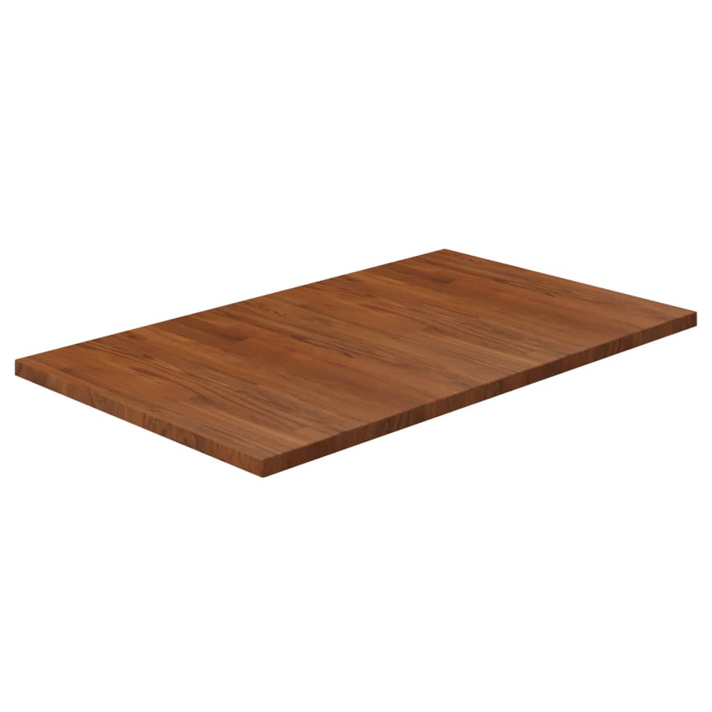 Berkfield Bathroom Countertop Dark Brown 100x60x2.5cm Treated Solid Wood