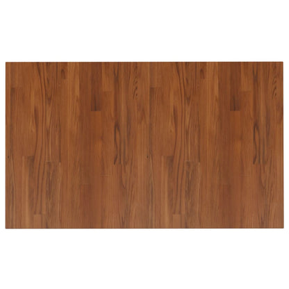 Berkfield Bathroom Countertop Dark Brown 100x60x2.5cm Treated Solid Wood