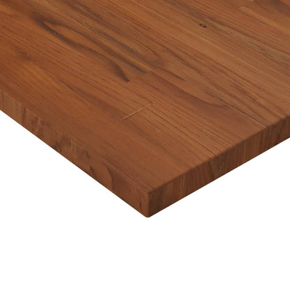 Berkfield Bathroom Countertop Dark Brown 100x60x2.5cm Treated Solid Wood