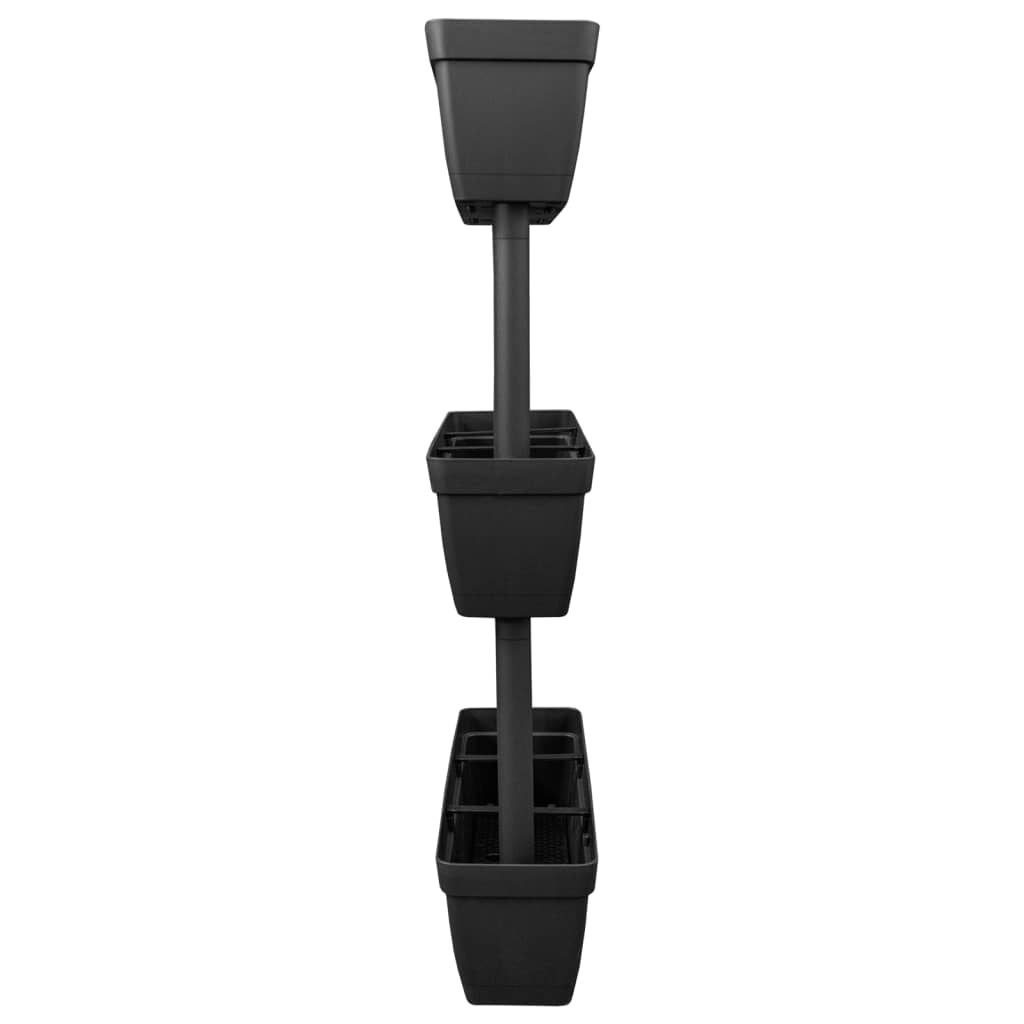 Berkfield Garden Planter 3 pcs 100 cm Anthracite