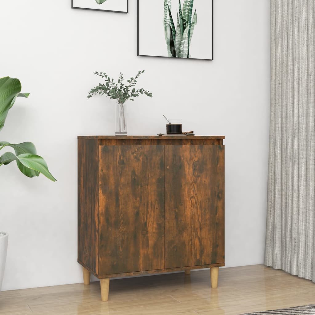 Berkfield Sideboard Smoked Oak 60x35x70 cm Engineered Wood