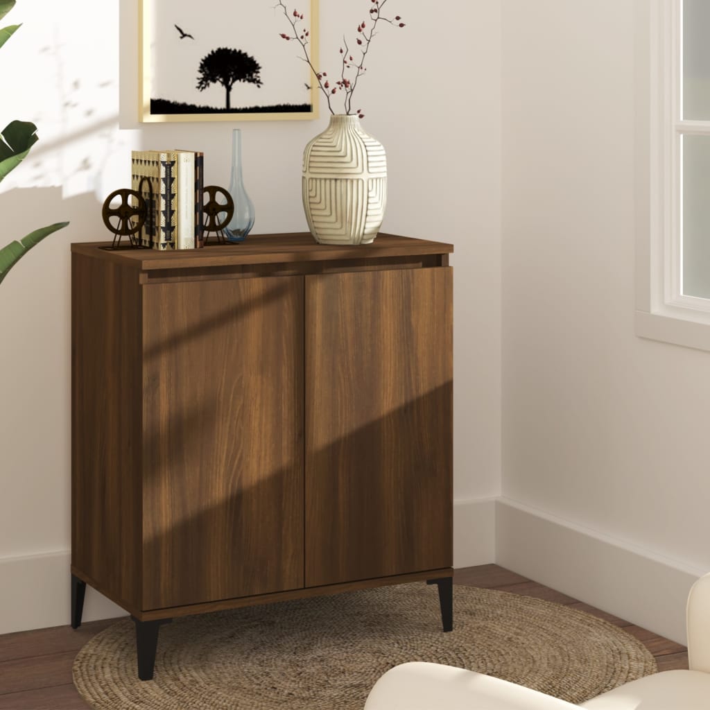 Berkfield Sideboard Brown Oak 60x35x70 cm Engineered Wood