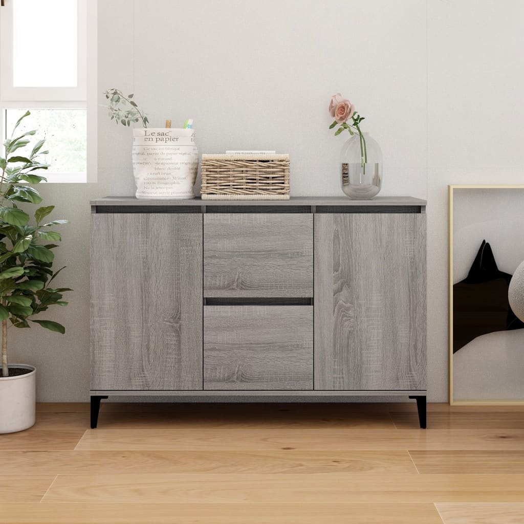 Berkfield Sideboard Grey Sonoma 104x35x70 cm Engineered Wood