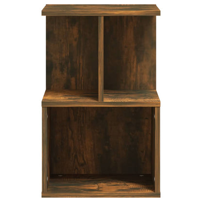 Berkfield Bedside Cabinet Smoked Oak 35x35x55 cm Engineered Wood