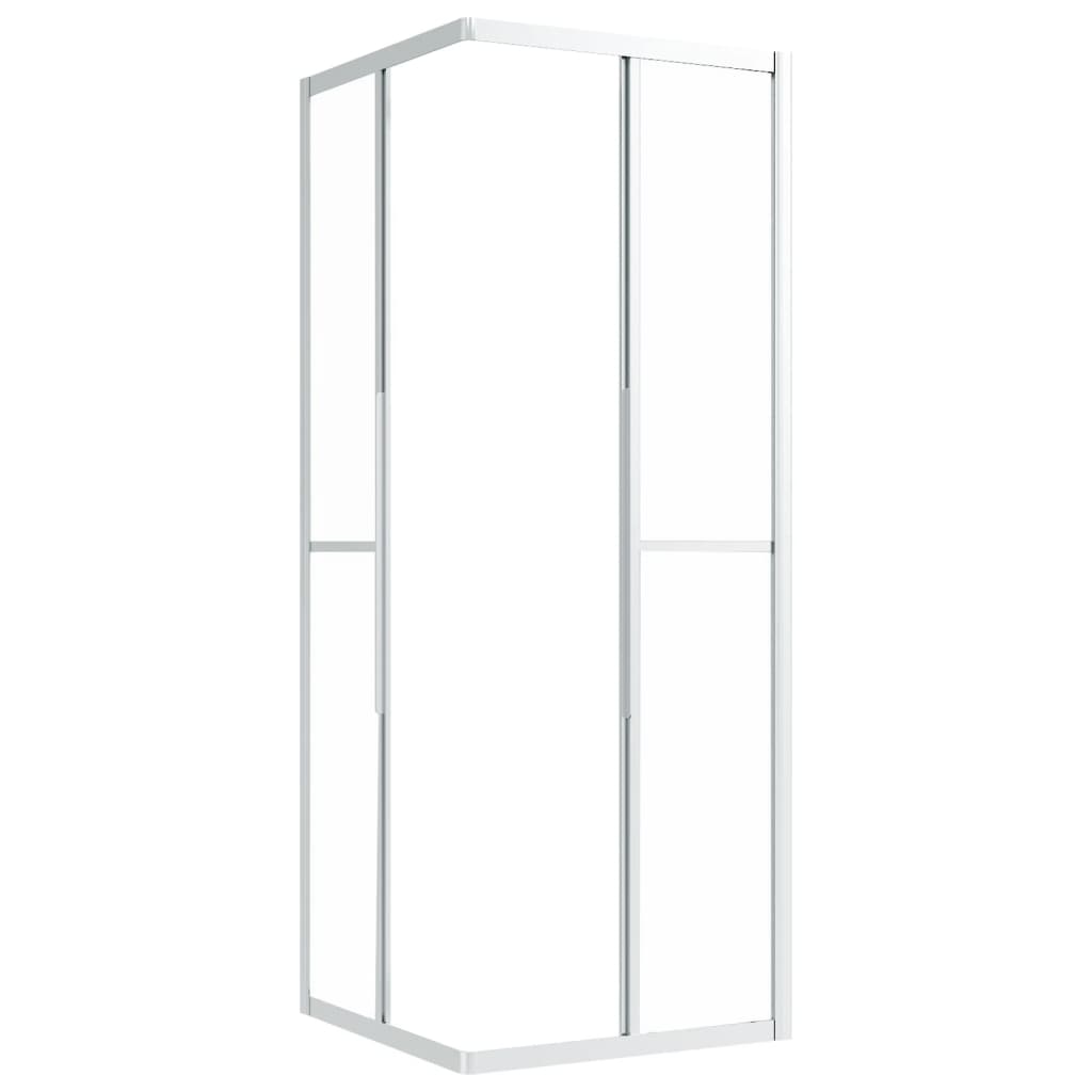 Berkfield Shower Cabin Frosted ESG 70x70x180 cm