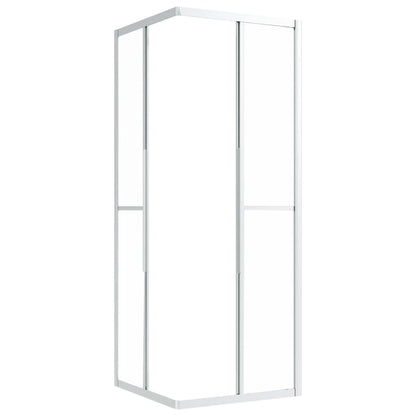 Berkfield Shower Cabin Frosted ESG 70x70x180 cm