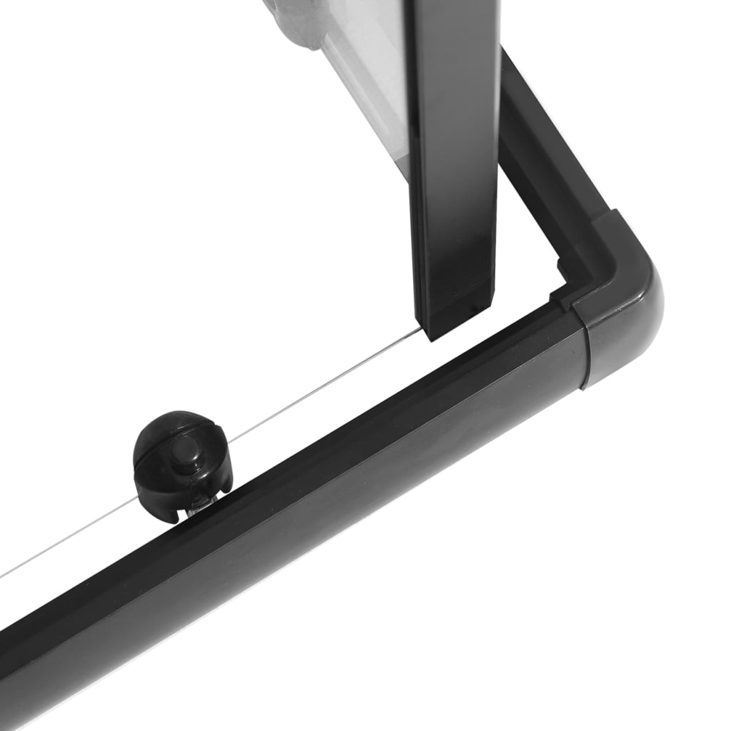 Berkfield Shower Cabin Frosted ESG 80x70x180 cm Black