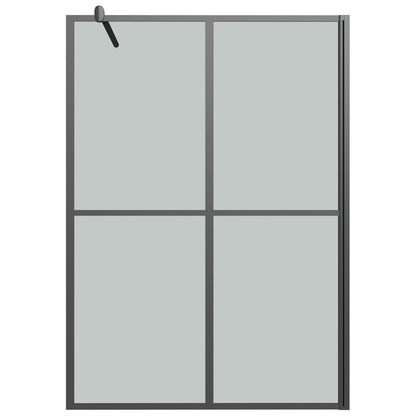 Berkfield Walk-in Shower Screen 140x195 cm Dark Tempered Glass