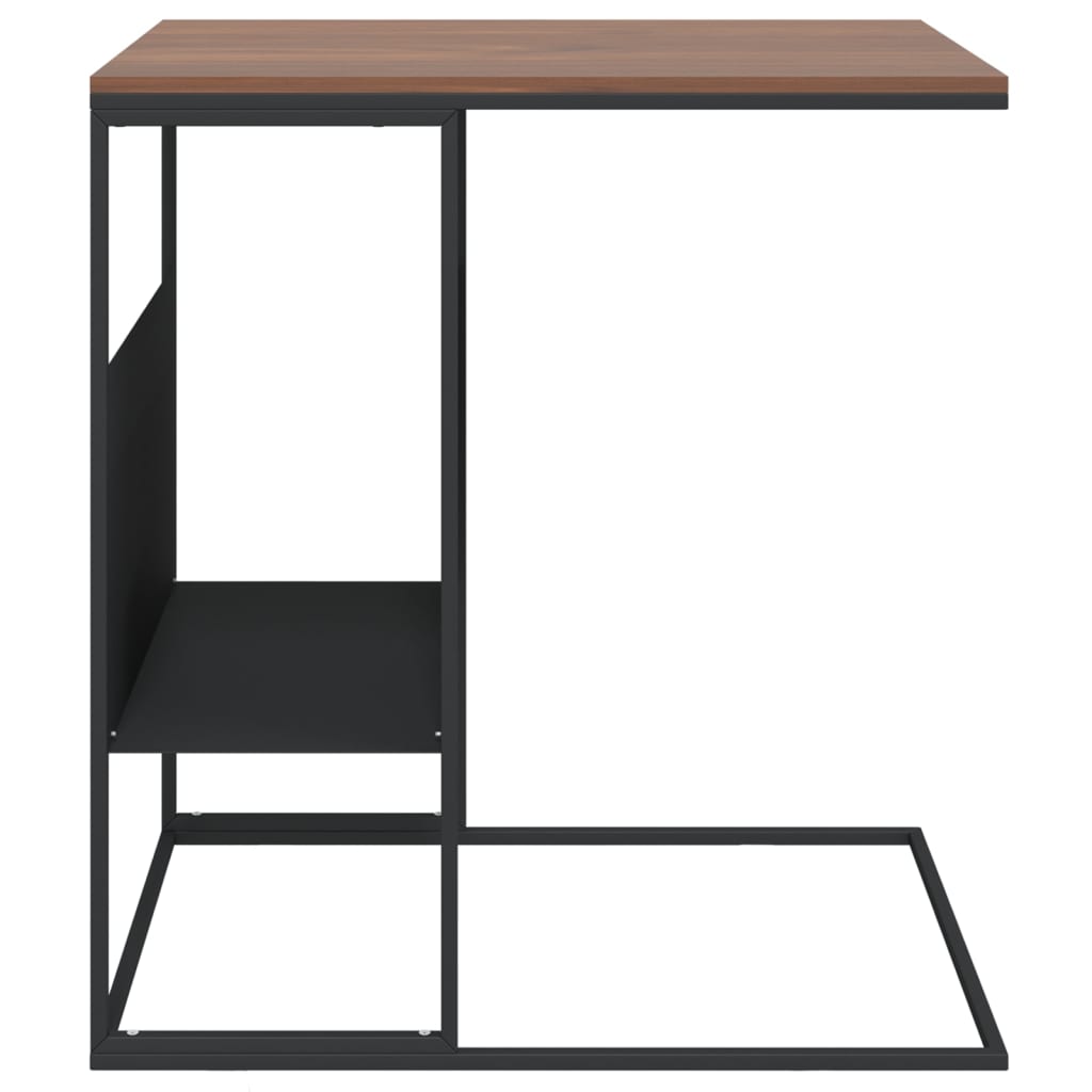 Berkfield Side Table Black 55x36x59.5 cm Engineered Wood