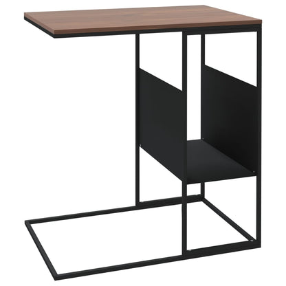 Berkfield Side Table Black 55x36x59.5 cm Engineered Wood