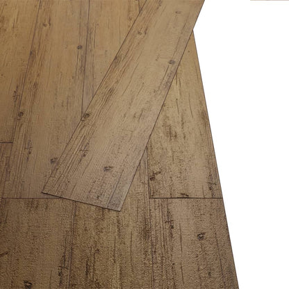 Berkfield Self-adhesive PVC Flooring Planks 2.51 m�__ 2 mm Walnut Brown