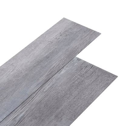 Berkfield Self-adhesive PVC Flooring Planks 2.51 m�__ 2 mm Matt Wood Grey