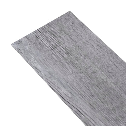 Berkfield Self-adhesive PVC Flooring Planks 2.51 m�__ 2 mm Matt Wood Grey