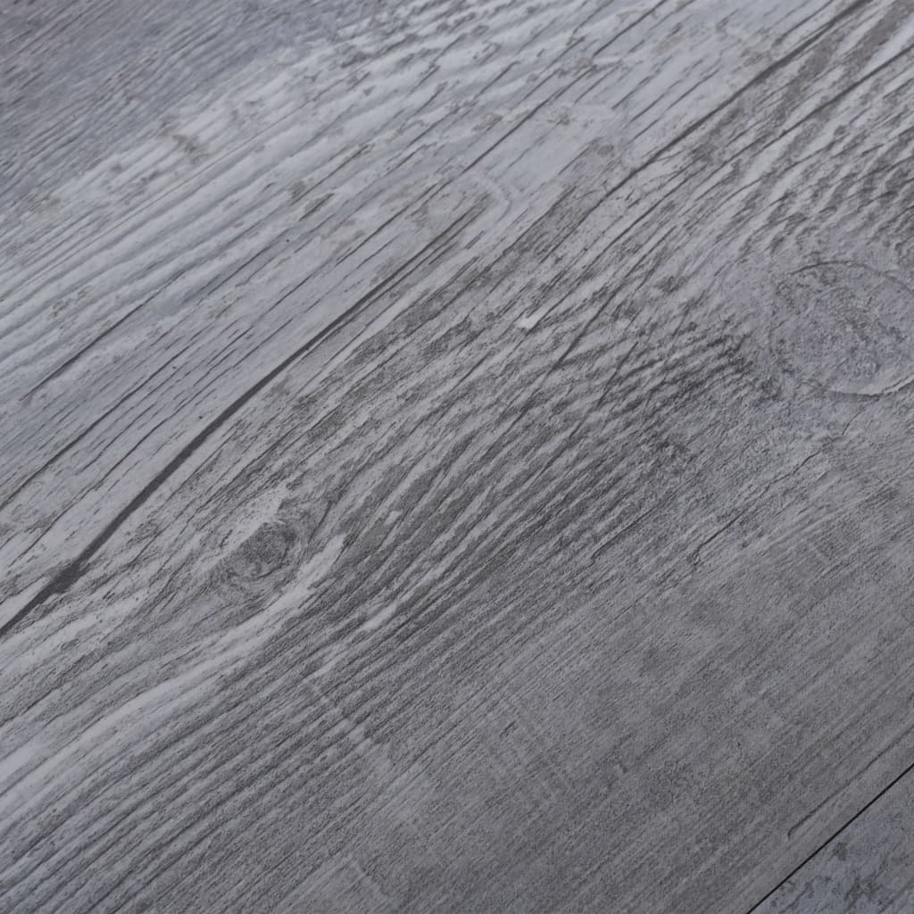 Berkfield Self-adhesive PVC Flooring Planks 2.51 m�__ 2 mm Matt Wood Grey