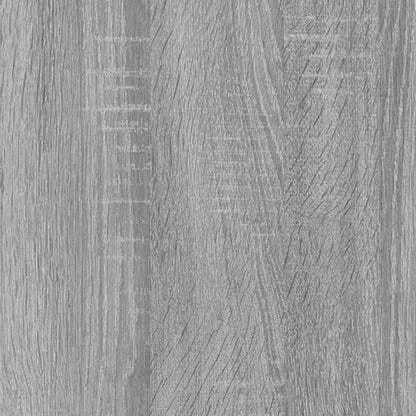Berkfield Shoe Cabinet Grey Sonoma 59x17x81 cm Engineered Wood