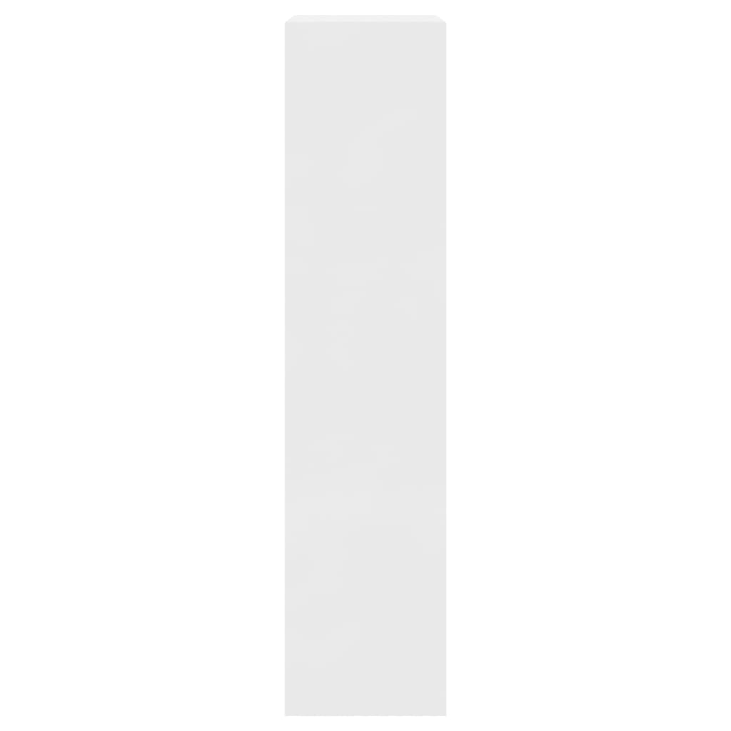 Berkfield Shoe Cabinet High Gloss White 63x24x103 cm Engineered Wood