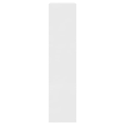 Berkfield Shoe Cabinet High Gloss White 63x24x103 cm Engineered Wood