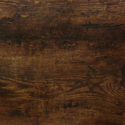 Berkfield Shoe Bench Smoked Oak 80x24x45 cm Engineered Wood