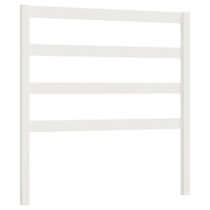 Berkfield Bed Headboard White 81x4x100 cm Solid Wood Pine