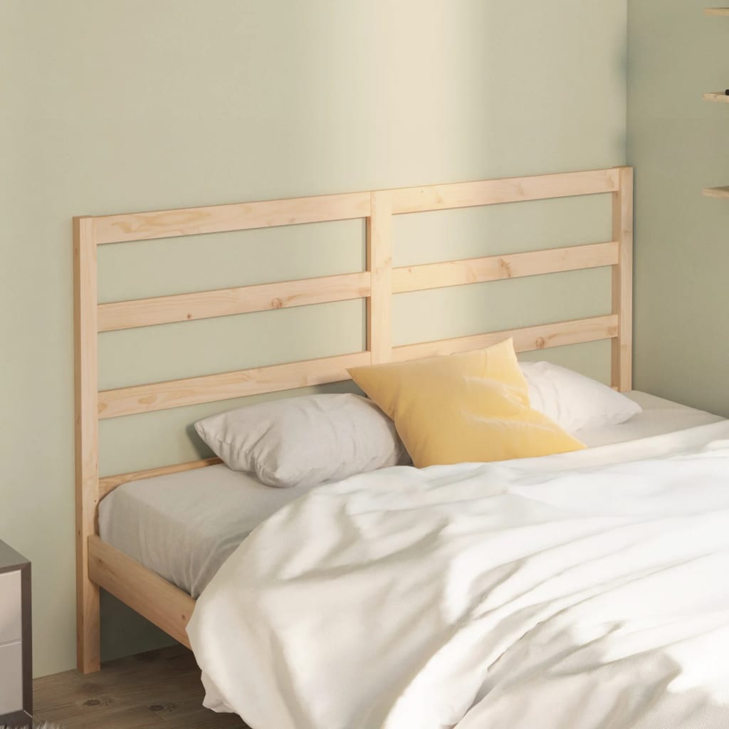 Berkfield Bed Headboard 141x4x100 cm Solid Wood Pine