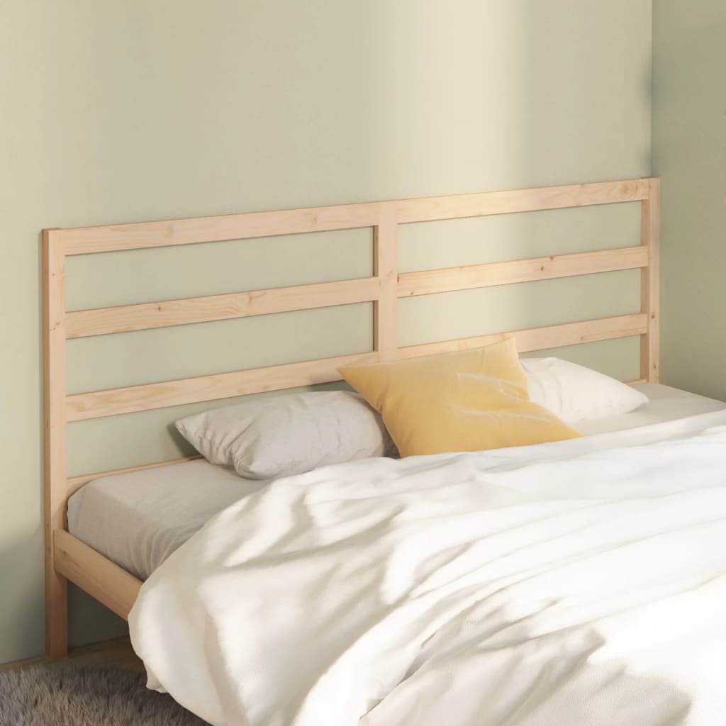 Berkfield Bed Headboard 206x4x100 cm Solid Wood Pine