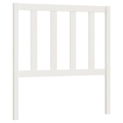 Berkfield Bed Headboard White 106x4x100 cm Solid Wood Pine