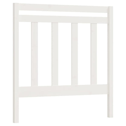 Berkfield Bed Headboard White 81x4x100 cm Solid Wood Pine