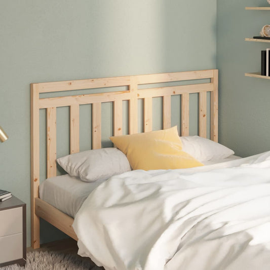 Berkfield Bed Headboard 126x4x100 cm Solid Wood Pine
