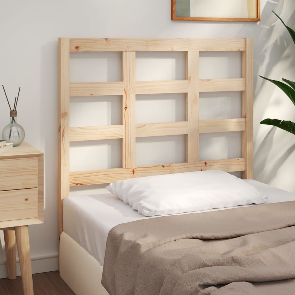 Berkfield Bed Headboard 105.5x4x100 cm Solid Wood Pine