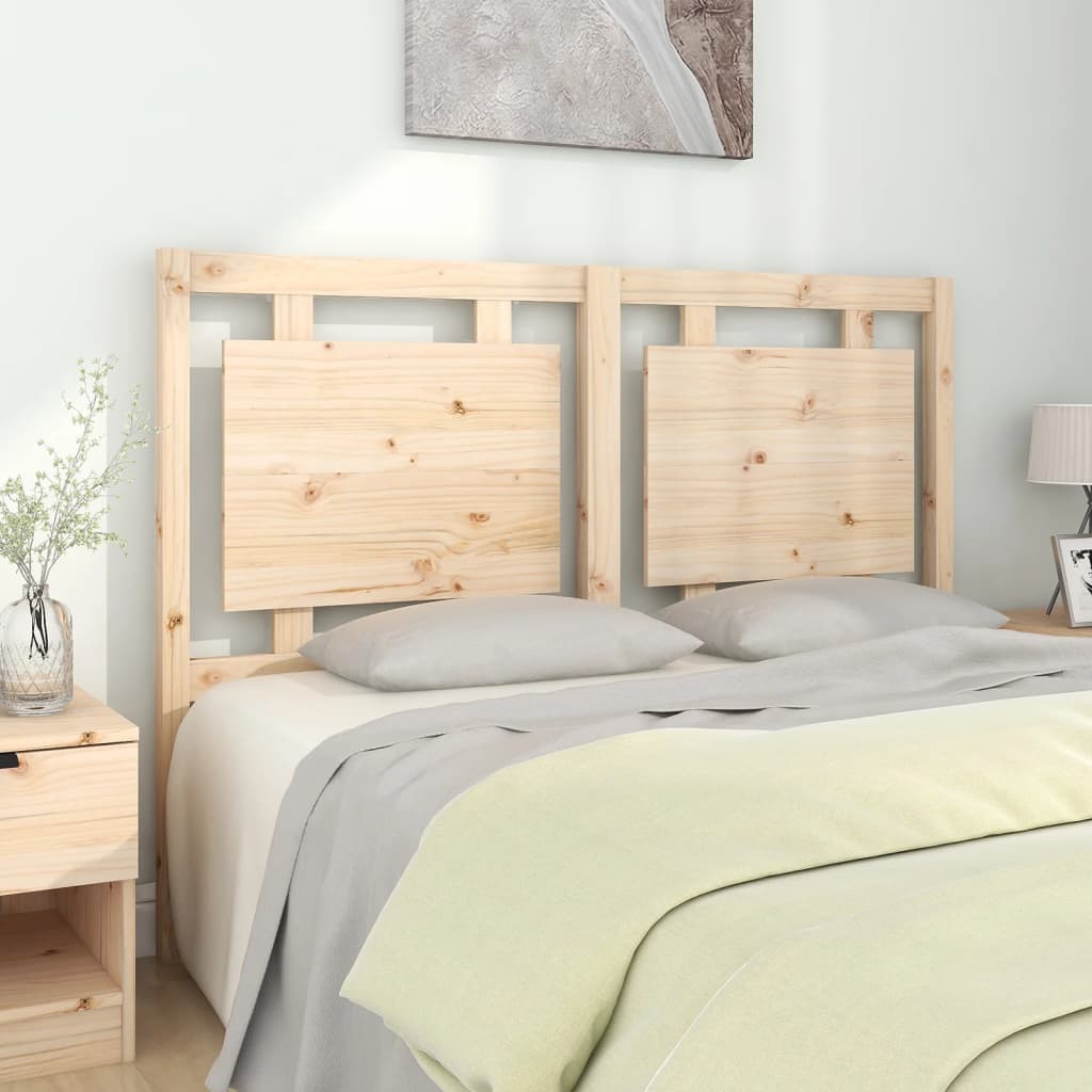 Berkfield Bed Headboard 140.5x4x100 cm Solid Pine Wood