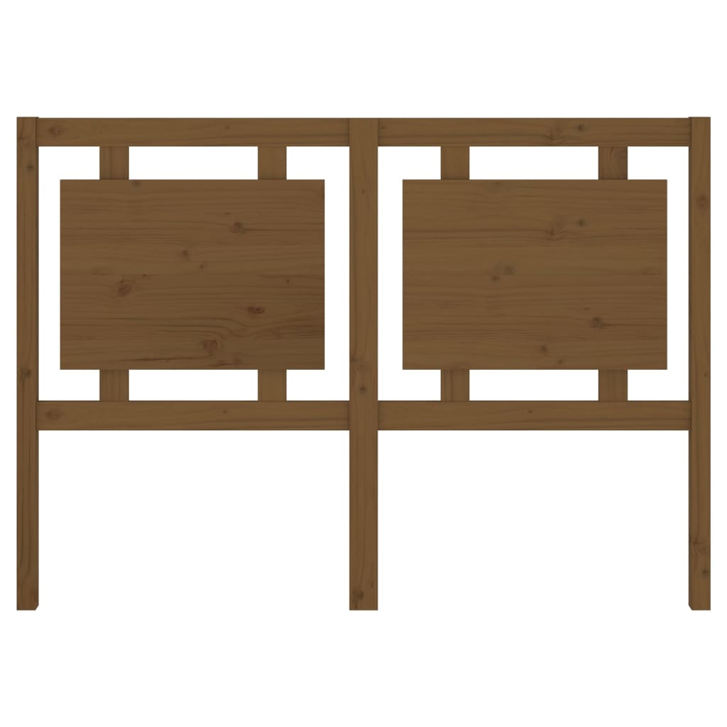 Berkfield Bed Headboard Honey Brown 140.5x4x100 cm Solid Pine Wood