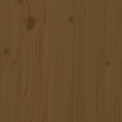 Berkfield Bed Headboard Honey Brown 140.5x4x100 cm Solid Pine Wood