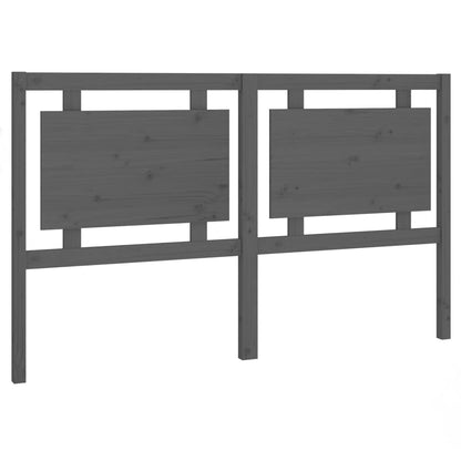 Berkfield Bed Headboard Grey 165.5x4x100 cm Solid Pine Wood